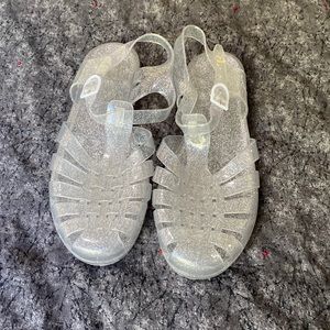 NWOT Glitter Jelly Shoes